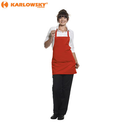 Bib apron - Athen - red