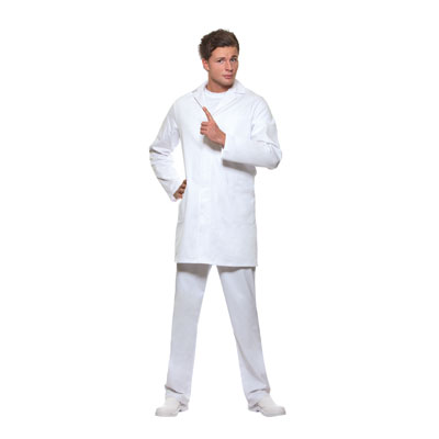 Mens workcoat - Berlin - white