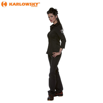 Rock Chef ladies blouse - - - black