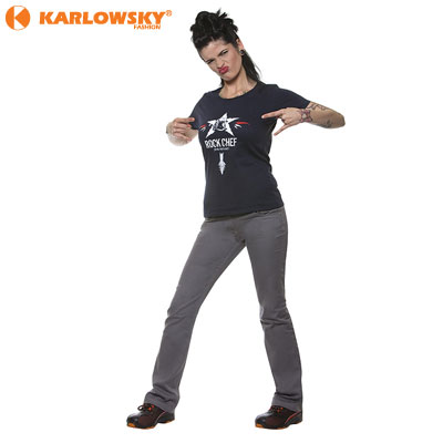 Rock Chef ladies trousers - - - grey