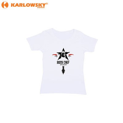 Rock Chef ladies T shirt - - - white