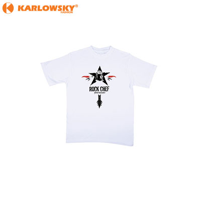 Rock Chef mens T shirt - - - white