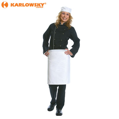 Waist apron - VALENCIA - white