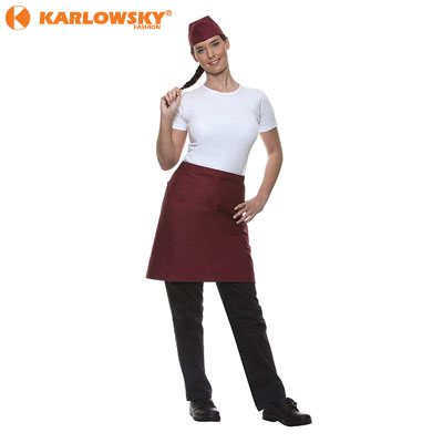 Waist apron - VALENCIS - bordeaux