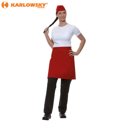 Waist apron - VALENCIA - red